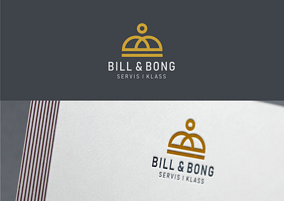 Logo for Bill&Bong b logo brand branding concept design graphic design icon identity logo restaurant typography visual design