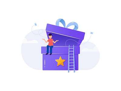 No rewards available adobe adobe illustrator design digital digital art illustration illustrator no rewards available onboarding onboarding illustration purple purple gradient rewards vector