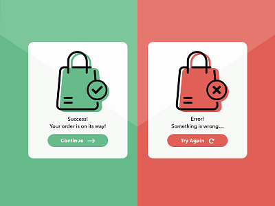 DailyUI 011 - Success/Error Flash Message 011 dailyui dailyui011 error message success message