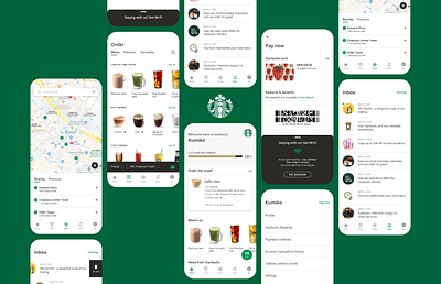 Starbucks app redesign starbucks