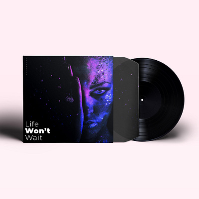 Life won’t wait animation design illustration illustrator music music album neelbhavsar typography vector