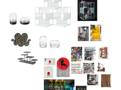 CBD Shop design moodboard botanical cbd cbd shop interior design moodboard shop design