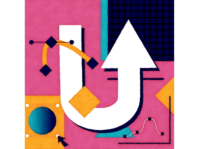 36days of Type - U 2d 36daysoftype 36daysoftype07 animation design gif illustration motiongraphics typography