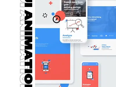 Motionblur Studios showreel 2d animation after effect aftereffects animation apple art design illustration iphone tablet ui design ui designer ux vector