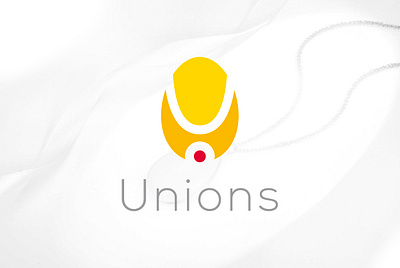 Unions company logotype art brand branding bright colors design diamond gold illustrator jewellery logo logotype luxury minimal sign sketch symbol vector