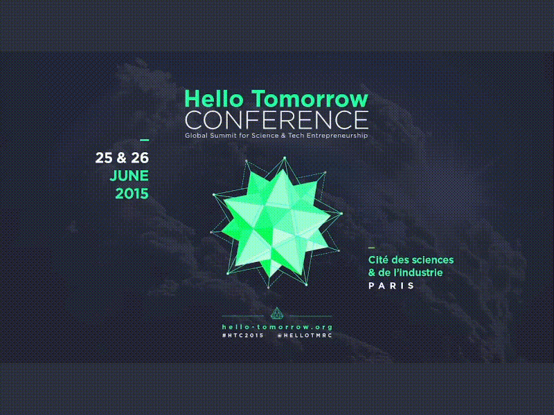 Hello Tomorrow branding conference gif icon identity illustration logo logotype social media speach vector