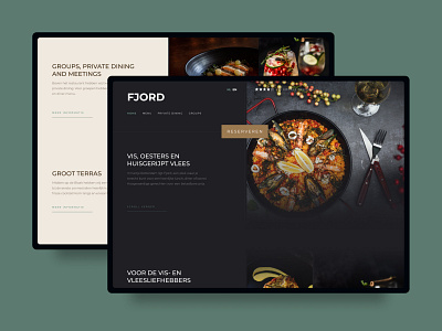 Luxury Restaurant Website dark design dark ui digital design dining food food and drink photography restaurant restaurant website rotterdam the netherlands typography uidesign uidesigns uxdesign visual design visualdesign webdesign