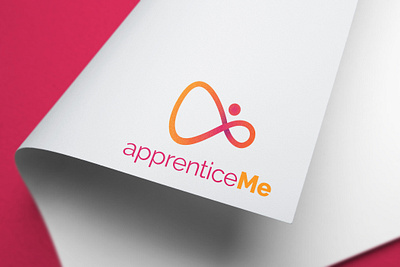 apprentice Me ahmedabad branding branding and identity branding identity creative gradient logo graphicdesign graphicdesigner gujarat identitydesign india jaipur logo design navojuno rajasthan