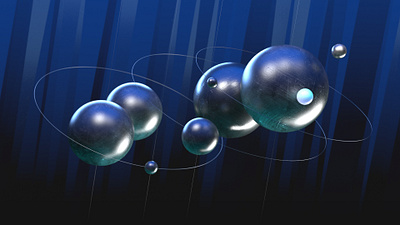 spheres 3d illustration