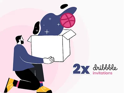 Dribbble Invitations ✌️ debut design dribbble invitation dribbble invite illustration invite invites invites giveaway ticket welcome