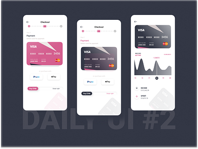 Daily UI #002 002 app design checkout page checkout process daily 100 challenge daily ui dailyui dribble shot figma figmadesign mobile app mobile application mobile ui ui