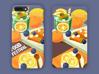 summer illustration illustration／ui poster typography