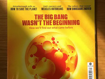 BBC Science Focus Cover bigbang cover cover art cover design editorial illustraion illustration other peter space