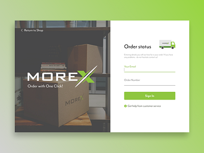 Sign In #001 agnesedaily dailyui form order shop signin ui