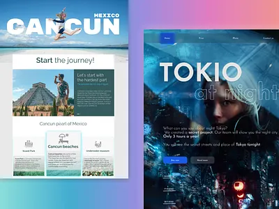Landing page design figma site web