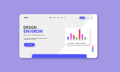 Web UI name Design Environ . adobexd animation art branding design illustration illustrator uiux web website