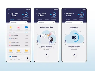 Daily UI #031 - File Upload app cloud daily 100 challenge dailyui design drive file upload ui ui design upload file ux uxdesign