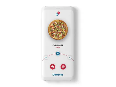 Pizza Delivery App Design (Dominos Concept) app app design application design dominos food app ui ui ux ui design uxdesign uxui