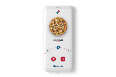 Pizza Delivery App Design (Dominos Concept) app app design application design dominos food app ui ui ux ui design uxdesign uxui