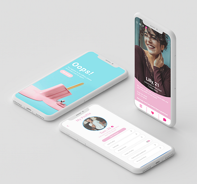 Dating App app dailyui dating dating app mobile ui ux