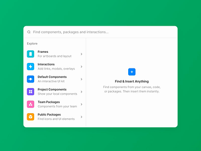 Insertable Components in Framer Web framer framer web interface