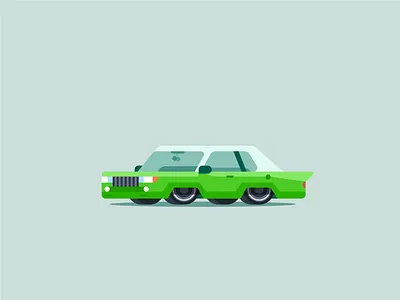 Lowrider car carproject design design project gangster garage hotwheels icon illustration lowrider micromachine simple small car soft top tiny car vector vehicle vehicles