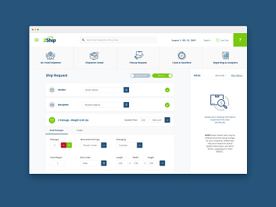 2Ship app ui design userexperience