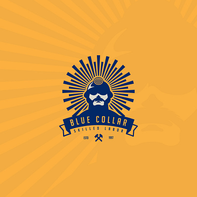 Blue Collar adobe illustrator blue branding design dribbble graphicdesign illustration logo logodesign vector