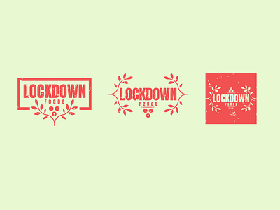 Lockdown Foods app brand branding challenge clean colours design development dribbble food food and drink icon jrdickie leaves lock lockdown logo plants vegetables weeklywarmup