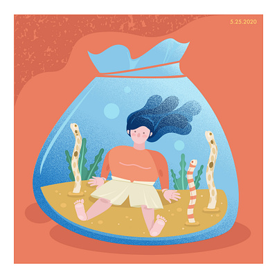 isolation diary, may 25: illustration adobe illustrator character design design digital art graphic graphic design illustration illustrator vector vector art