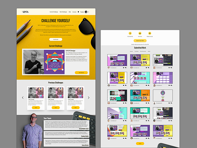 BYOL Challenges (concept) adobe xd challenge ui ux