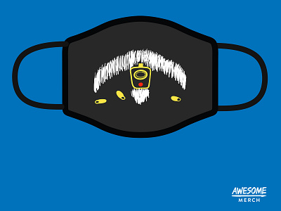 Awesome Merch (Face Mask) bullet corona virus creative creative design design drawing face mask graphic tablet illustration shoot gun vector wacom