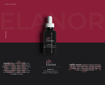 Elanor Brand beauty brand branding cosmetic illustration packaging