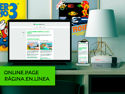 Consolas Retro || Paginas real branding diseño web logo ui