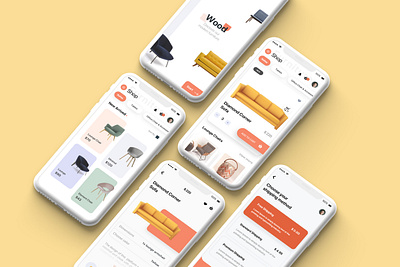 Furniture Store app design brand furniture store