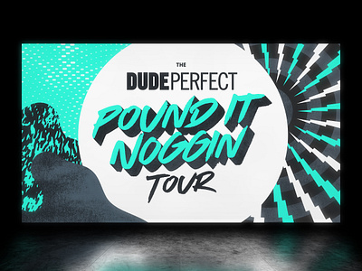 Dude Perfect Tour Graphics bright dude perfect elements lightning bolts live show patterns screen textures tour graphics youtube