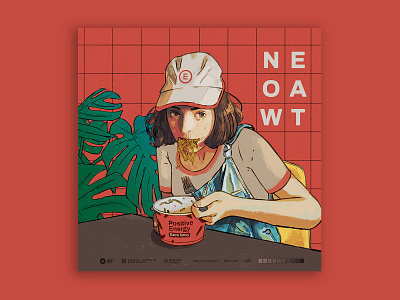 eat well digitalart eat illustration positive tuanmulo