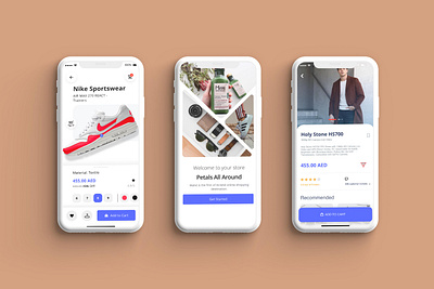 Ecommerce app branding ecommerce sketch store