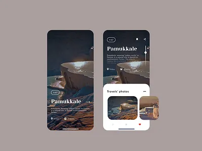 Pamukkale app design digital mobile mobiledesign app