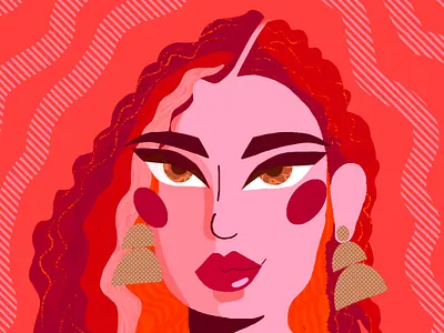 Portrait LC ROSANGE art artwork design illustration texture