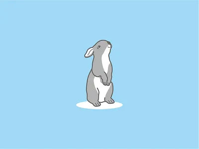 Rabbit animal animal character animal logo character children cute icon logo logo playful minimalist playful rabbit rabbit logo rabbit playful rabbits