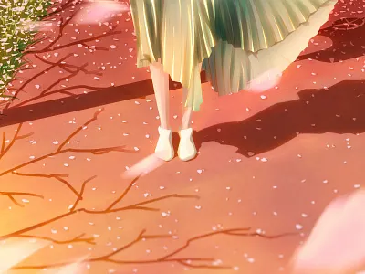 Through the wind and shadow illustration