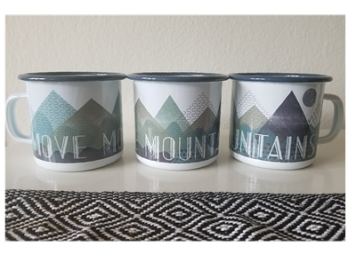 Mountain Mug adobe illustrator branding design graphic design graphic designer illustration illustrator package design typography