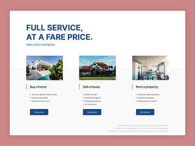 Real Estate ui ux web webdesign