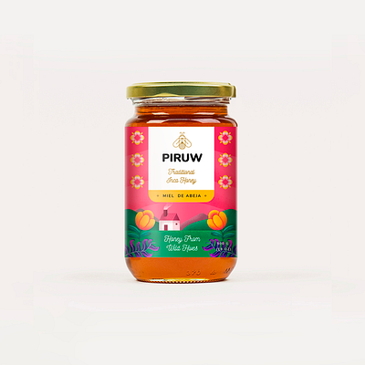 Traditional Inca Honey - Packing 2d bee branding branding design designinspiration dribbble eco flower honey illustration logo packaging peru photoshop texture typography