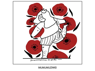 Princess hairy legs illustration