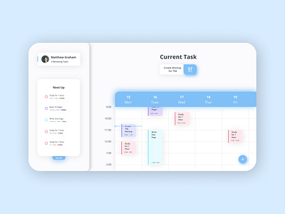 Percept ai clean flat machinelearning task manager tasks web webdesign