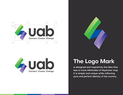 uab bank logo branding