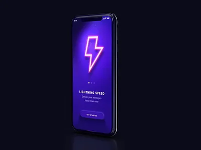 Splash screen animation app illustration interaction ios iphone lights minh pham mobile mockup motion neon onboarding product design splash tutorial ui ux vietnam