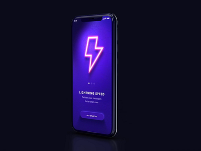 Splash screen animation app illustration interaction ios iphone lights minh pham mobile mockup motion neon onboarding product design splash tutorial ui ux vietnam